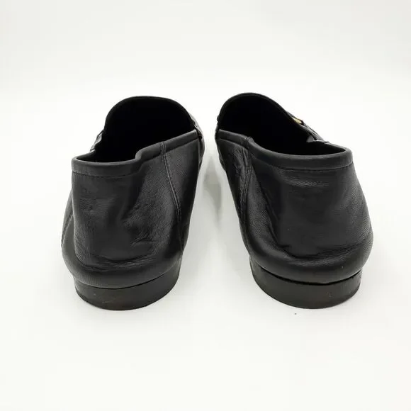 Gucci Horsebit Brixton Loafers Collapsable Heel Black Leather US Men’s 9 - Picture 8 of 14